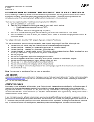 Form F-16019 Wisconsin Foodshare Application - Wisconsin, Page 15