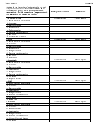Form F-04002 School Report to Local Health Department - Wisconsin, Page 2