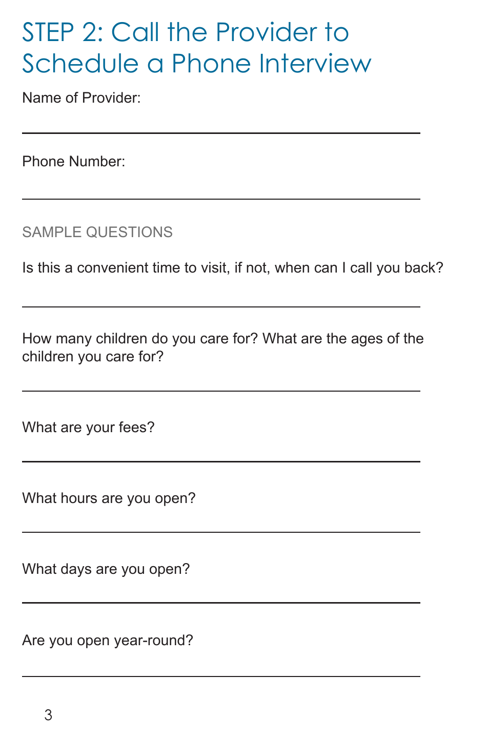 Form CCS-14 Choosing Child Care Handbook - South Dakota, Page 6