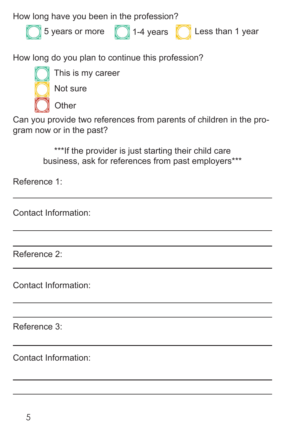 Form CCS-14 Choosing Child Care Handbook - South Dakota, Page 8