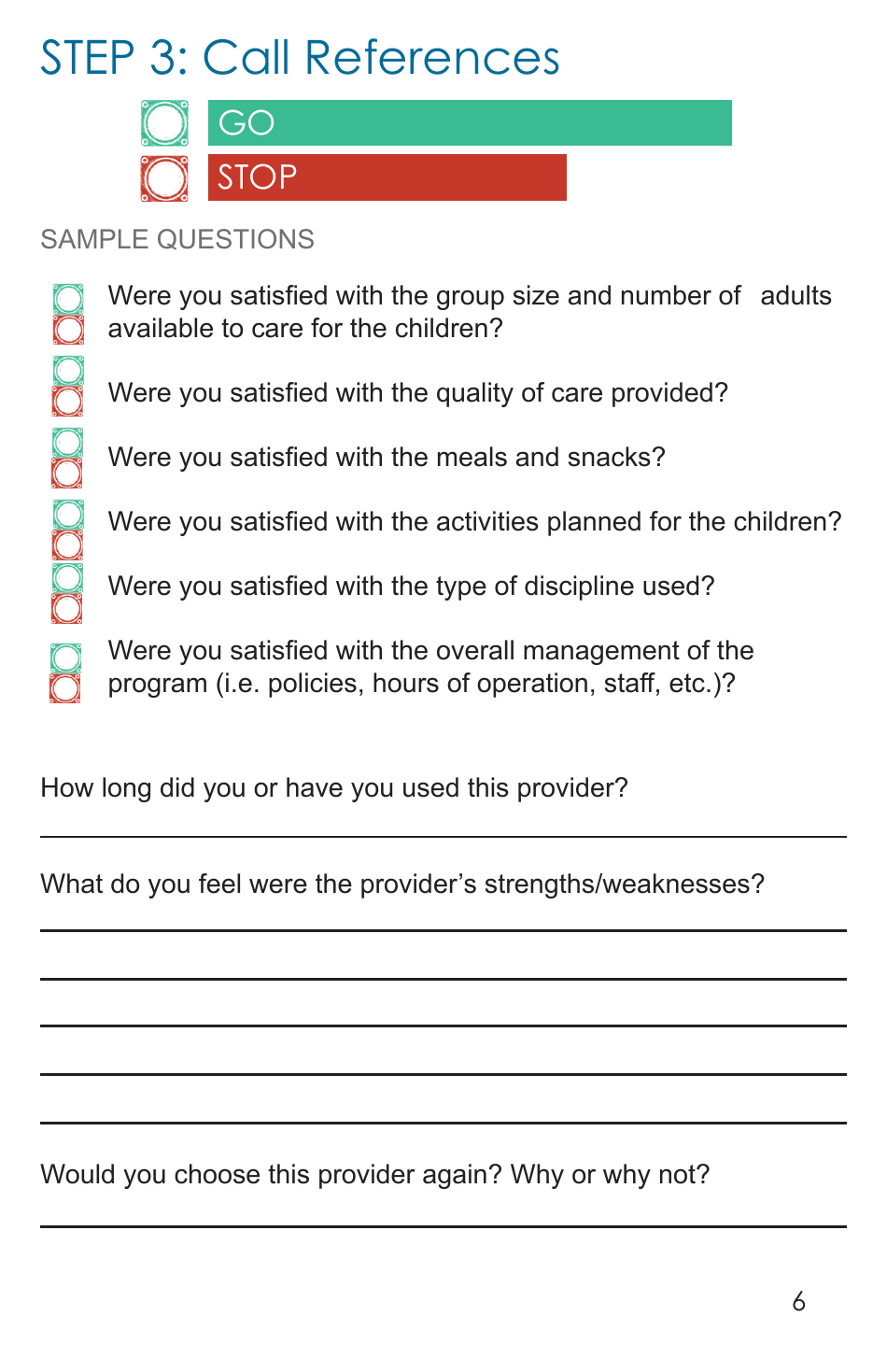 Form CCS-14 Choosing Child Care Handbook - South Dakota, Page 9