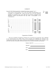 G. O. Compliance Checklist for Ground Lease or Easement - Minnesota, Page 5