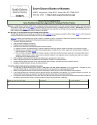 Certified Nurse Practitioner Licensure by Examination Application - South Dakota, Page 10