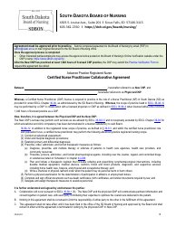 Certified Nurse Practitioner Licensure by Examination Application - South Dakota, Page 8