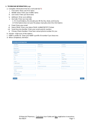 SD Board of Pharmacy - Technician User Guide and New Application Instructions - South Dakota, Page 6