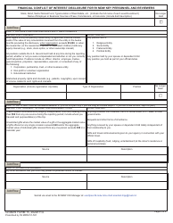 59 MDW Form 15 Financial Conflict of Interest Disclosure for 59 Mdw Key Personnel and Reviewers, Page 3