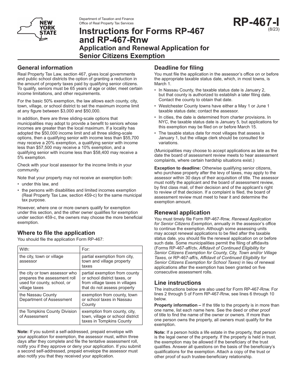 Download instructions for form rp 467 rp 467 rnw application and