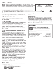 Instructions for Form MT-201 Tobacco Products Use Tax Return - New York, Page 2