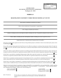 Document preview: Form S-3 (SEC Form 1379) Registration Statement Under the Securities Act of 1933