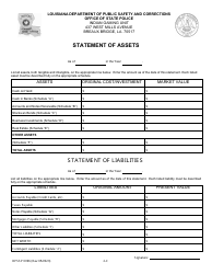 Form DPSSP0096 Part C Corporate Certification Application - Financial Disclosure - Louisiana, Page 6