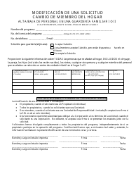 Modificacion De Una Solicitud Cambio De Miembro Del Hogar - Alta/Baja De Personal En Una Guarderia Familiar I O Ii - Nebraska (Spanish), Page 2