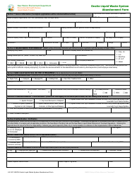 Form LW307 Onsite Liquid Waste System Abandonment Form - New Mexico