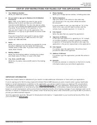 Form CMS-40B Application for Enrollment in Medicare Part B (Medical Insurance), Page 4