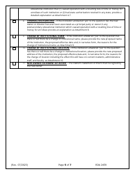Application for Change of Ownership and Request for Conditional Authorization - Tennessee, Page 5