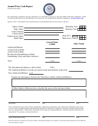 Document preview: Form CO-928 Annual Petty Cash Report - Connecticut