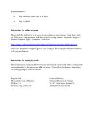 Application for Motor Vehicle Time Sales Act - Chapter 365 - Missouri, Page 4