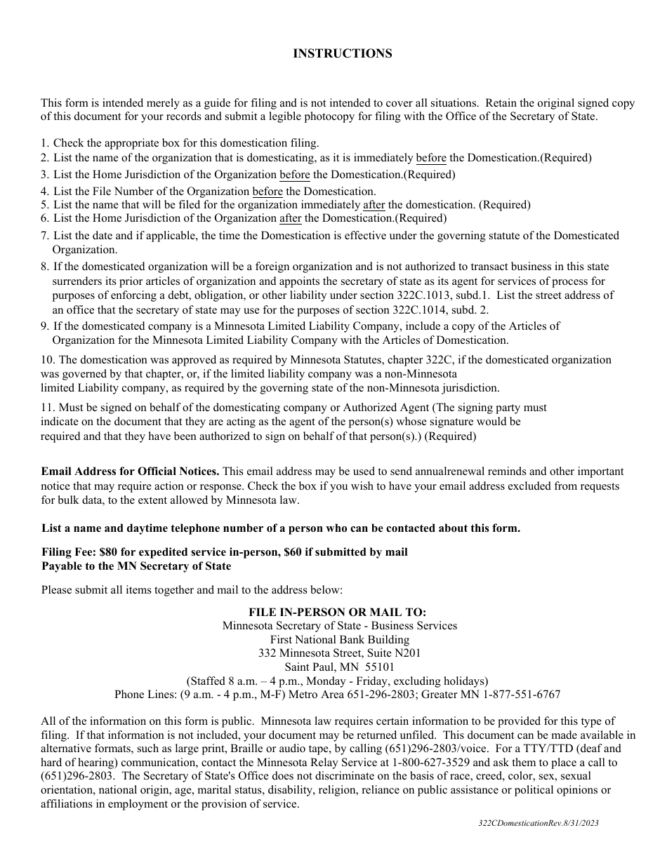 Articles of Domestication - Minnesota, Page 3