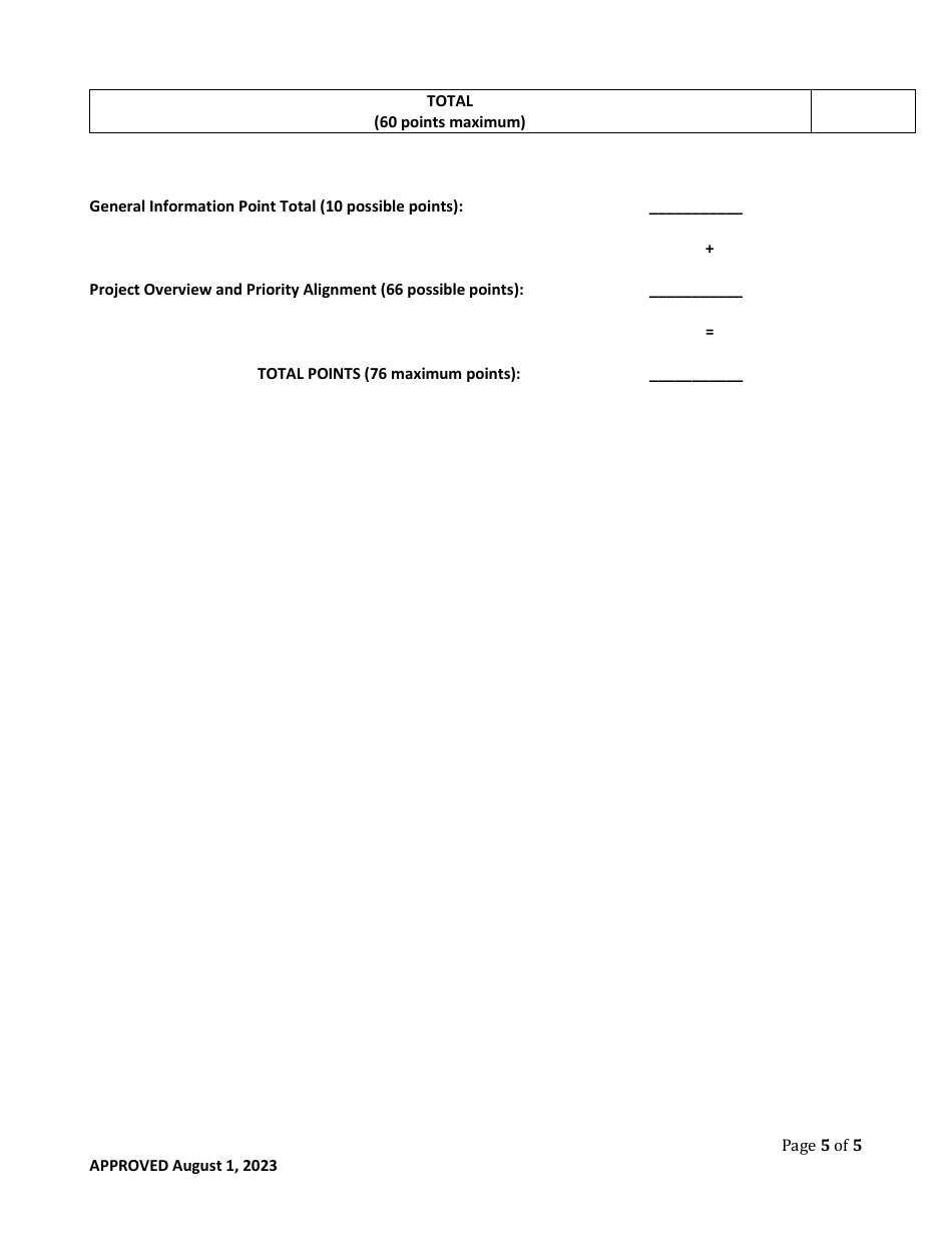 Georgia Balance of State Continuum of Care Review Team Scoring Renewal Projects Only - Georgia (United States), Page 5