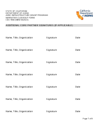 Form CDA7060 Narrative Closeout Form - Adrc Infrastructure Grant Program - California, Page 7