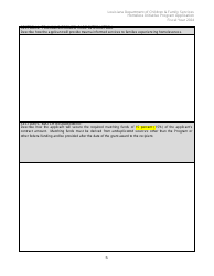 Exhibit A Homeless Inititative Program Application - Louisiana, Page 5