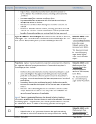 Tx-Dob Money Transmission License New Application Checklist (Company) - Texas, Page 13