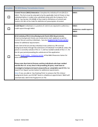 Tx-Dob Money Transmission License New Application Checklist (Company) - Texas, Page 6
