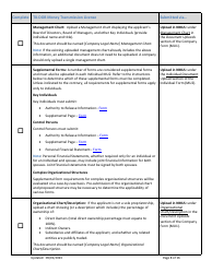Tx-Dob Money Transmission License New Application Checklist (Company) - Texas, Page 8