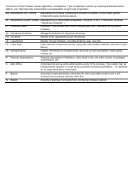 Form DARM-BACM-001 New Fertilizer License Application - Wisconsin, Page 2