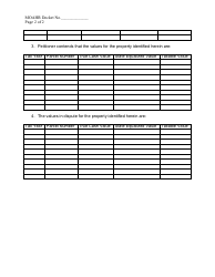 Multiple Parcel Petition Form - Michigan, Page 2