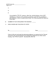 Non-property Prehearing Statement - Michigan, Page 3