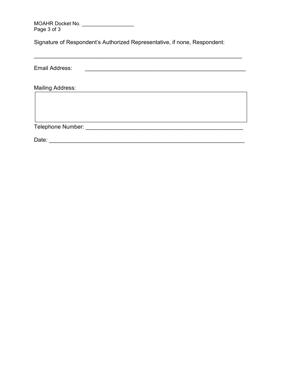 Entire Tribunal Non-property Tax Answer - Michigan, Page 3