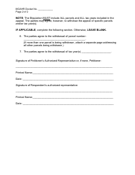 Stipulation for Entry of Consent Judgment (Special Assessment) - Michigan, Page 2