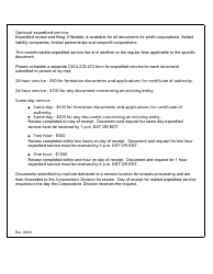 Form CSCL/CD-411 Application for Registration to Transact Business in Michigan for Use by Foreign Limited Partnerships - Michigan, Page 4