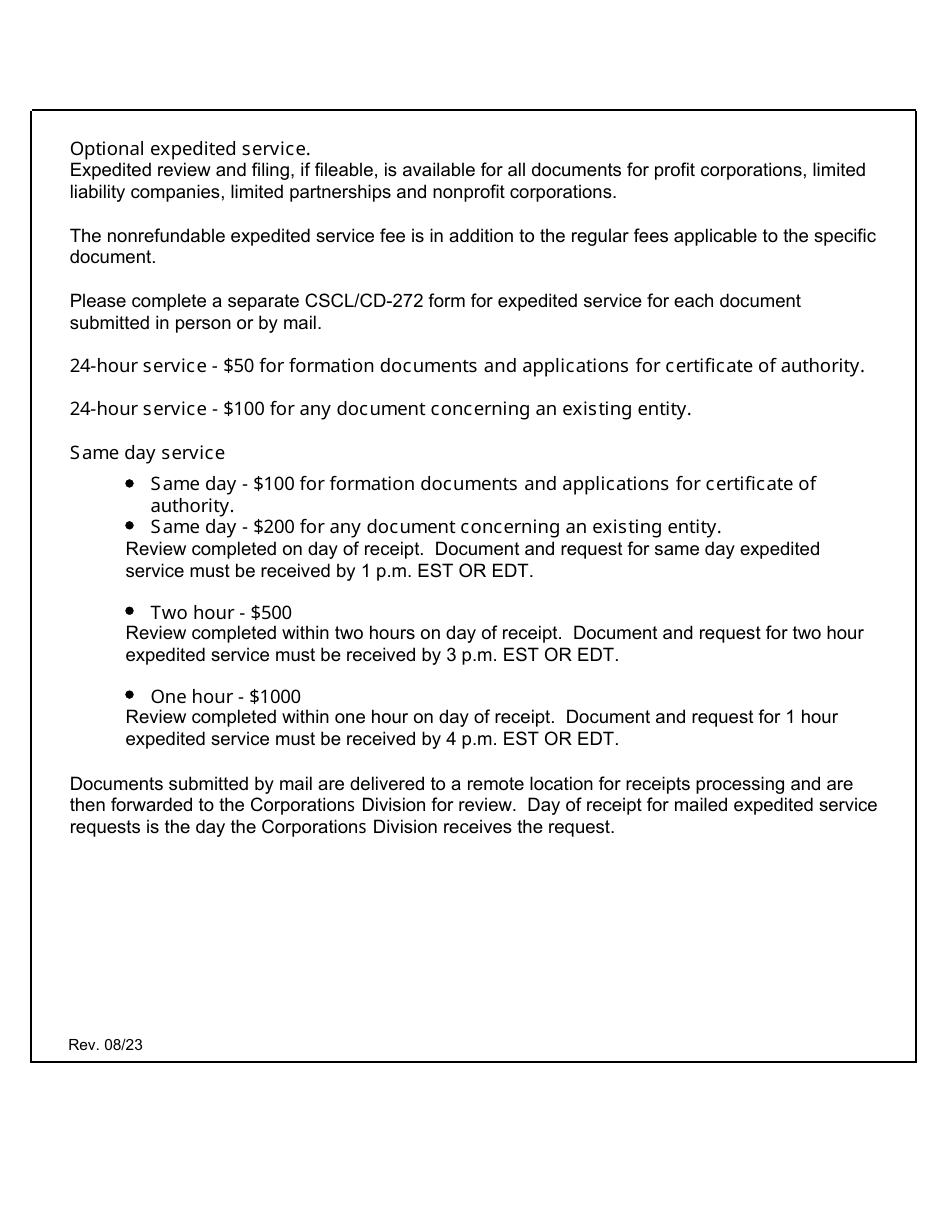 Form CSCL / CD-411 Application for Registration to Transact Business in Michigan for Use by Foreign Limited Partnerships - Michigan, Page 4