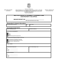 Document preview: Multiple Parcel Attachment to Answer Form - Non-property Tax Appeal - Michigan