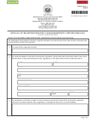 Document preview: Form SOLE-1 Articles of Incorporation for a Hawaii Nonprofit Corporation Sole - Hawaii