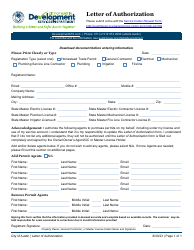 Document preview: Letter of Authorization - City of Austin, Texas