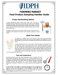 Farmers Market Food Product Sampling Handler Certificate Application Form - Illinois, Page 4