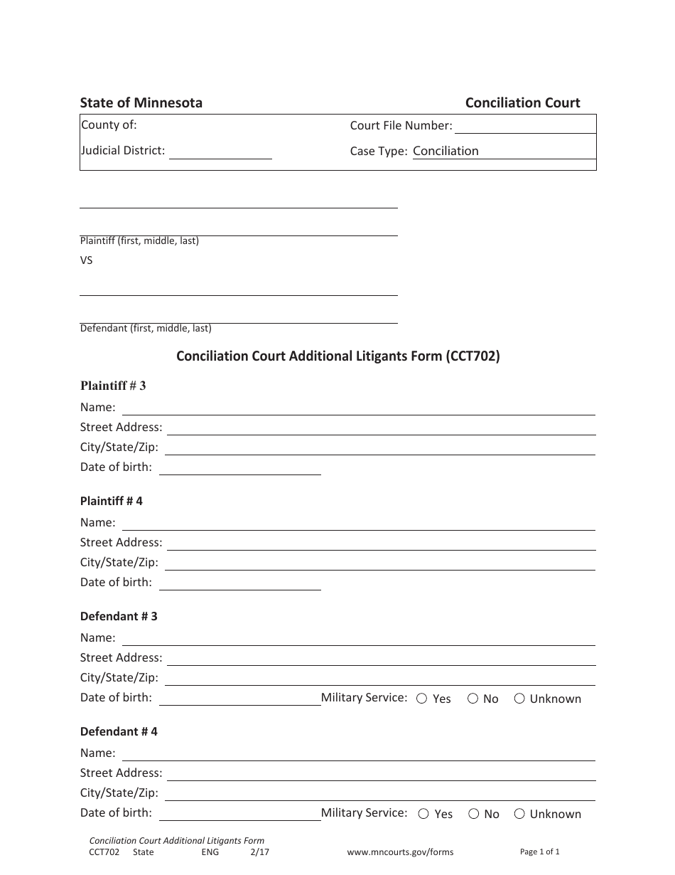 Form Cct702 Fill Out Sign Online And Download Fillable Pdf Minnesota Templateroller 8774