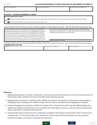 Form HLTH5817 Special Authority Request - Glucose Monitoring Systems (Dexcom G6 and Freestyle Libre 2) - British Columbia, Canada, Page 2