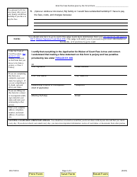 Form WA-P603.6 Application for Waiver of Court Fees - Illinois, Page 3