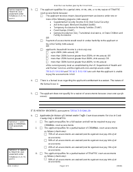 Form WAC-O603.2 Order for Waiver of Criminal and/or Traffic Court Assessments for Use in Cook County Only - Illinois, Page 2