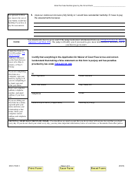 Form WAC-P623.3 Application for Waiver of Criminal Court Assessments - Illinois, Page 3