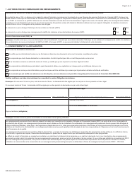 Forme IMM5444 Demande D&#039;une Carte De Resident Permanent (Carte Rp) Ou Un Titre De Voyage Pour Resident Permanent (Tvrp) - Canada (French), Page 4