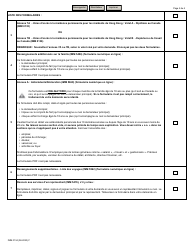 Forme IMM0134 Liste De Controle DES Documents: Voies D&#039;acces a La Residence Permanente Pour Les Residents De Hong Kong (Volet a Et Volet B) - Canada (French), Page 2