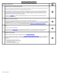 Forme IMM0134 Liste De Controle DES Documents: Voies D&#039;acces a La Residence Permanente Pour Les Residents De Hong Kong (Volet a Et Volet B) - Canada (French), Page 5