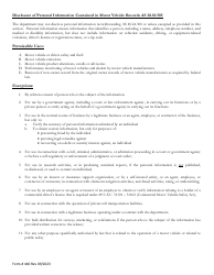 Form 440 Request for Crash Report Form - Alaska, Page 2