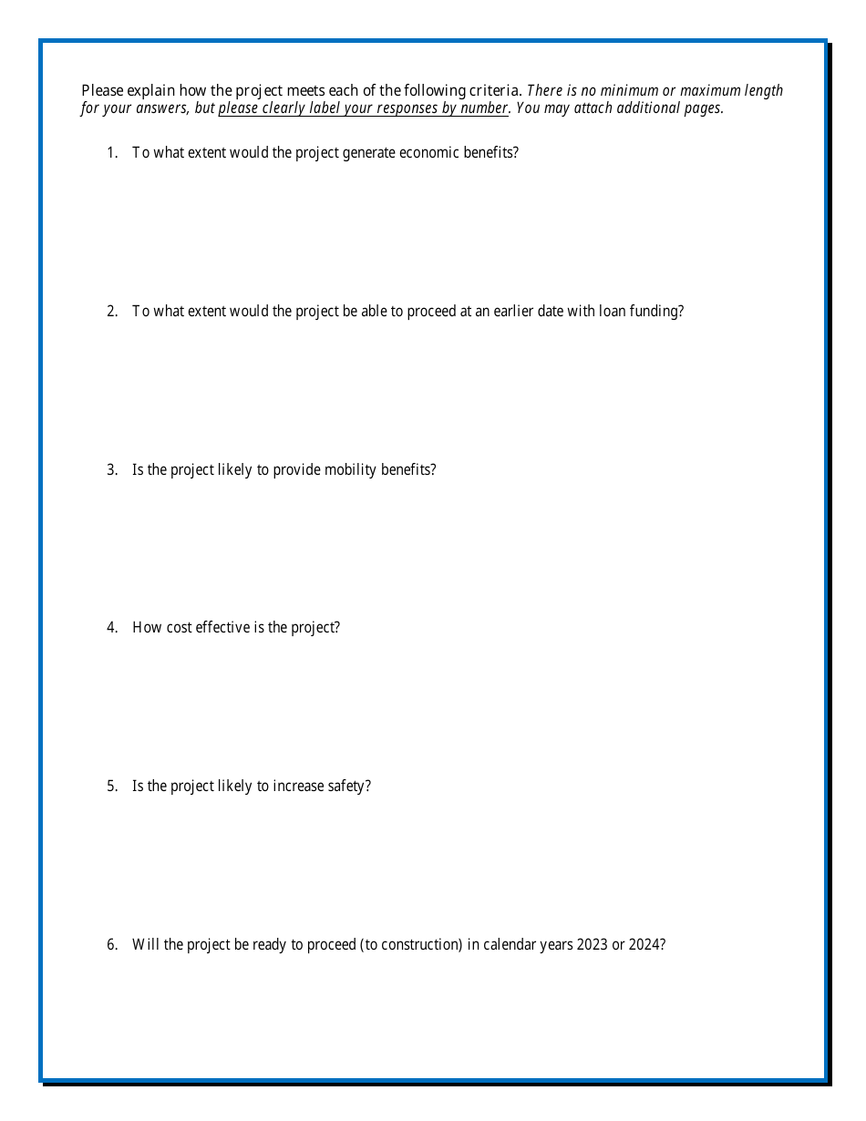 Municipal Road and Bridge Revolving Loan Fund Project Loan Application - Rhode Island, Page 3