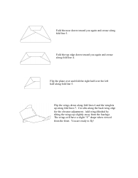Raptor Origami Plane Template, Page 2