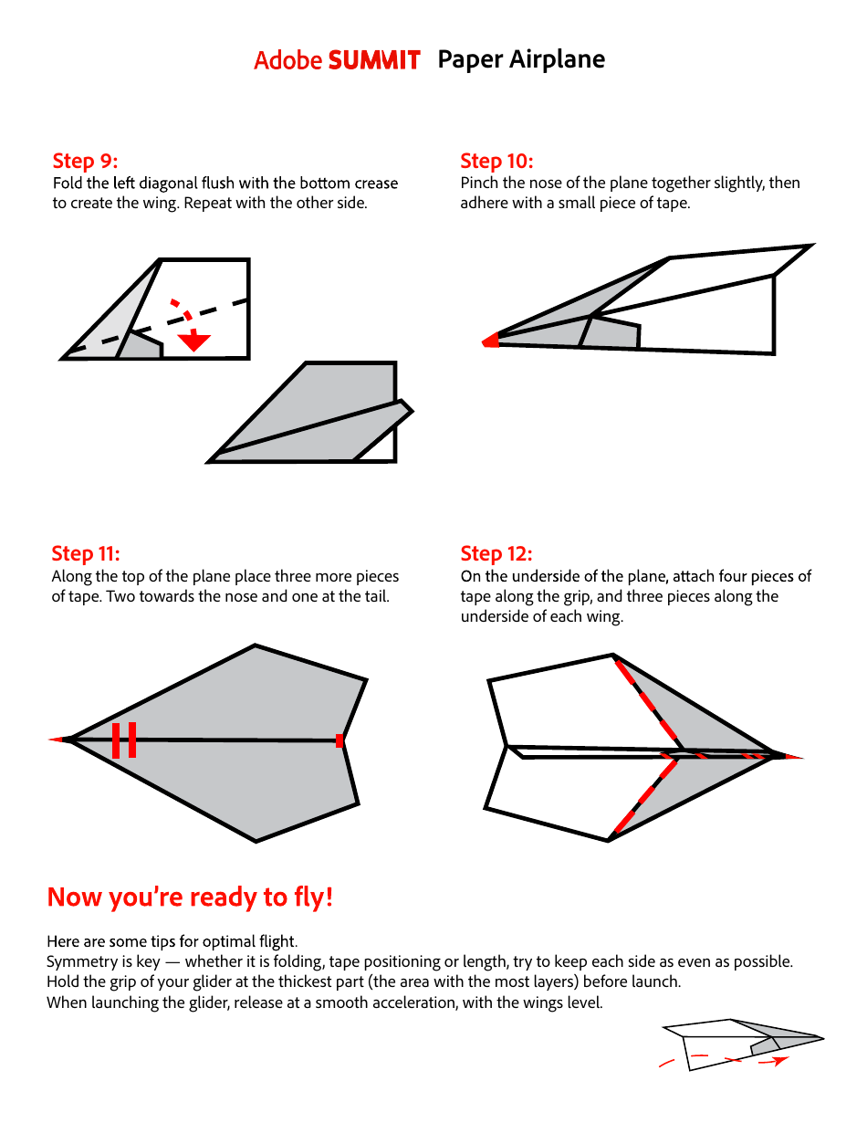 Suzanne Glider Paper Airplane Template Download Printable PDF ...